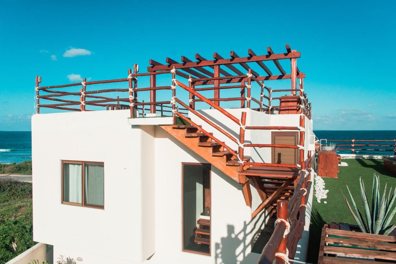 Villa With Ocean View, Pool, Restaurant And Rooftop Isla Mujeres Exteriör bild