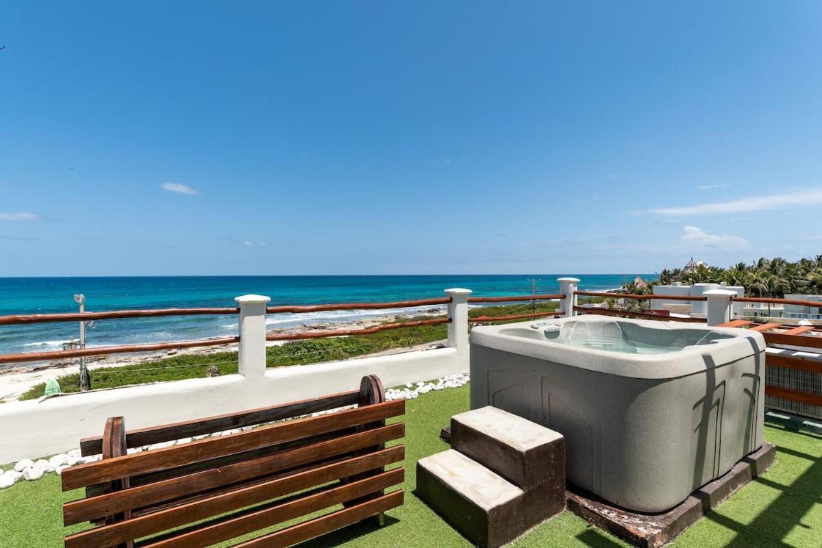 Villa With Ocean View, Pool, Restaurant And Rooftop Isla Mujeres Exteriör bild